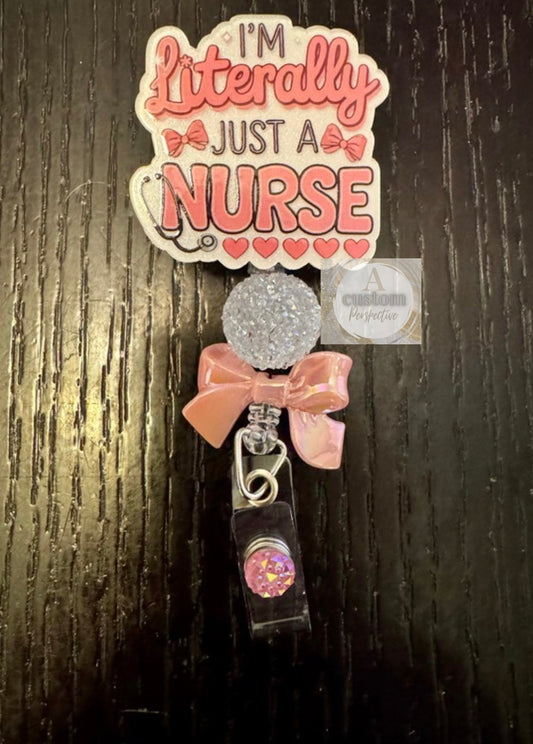 I’m literally just a nurse badge reel