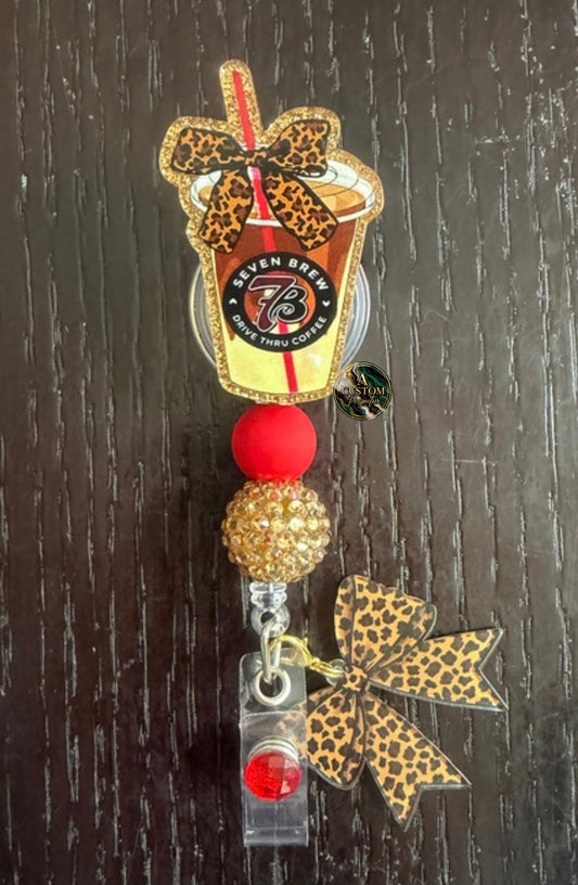 7 Brew badge reel