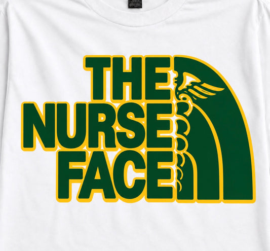 Packers Nurse Face T-shirt