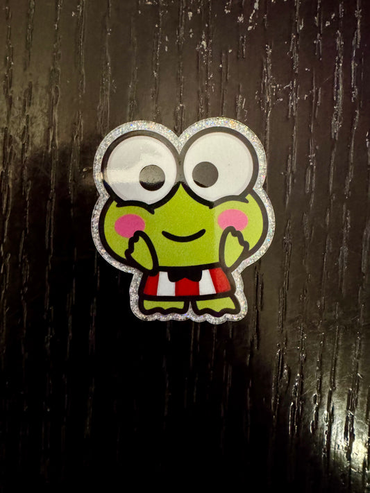 Keroppi badge reel