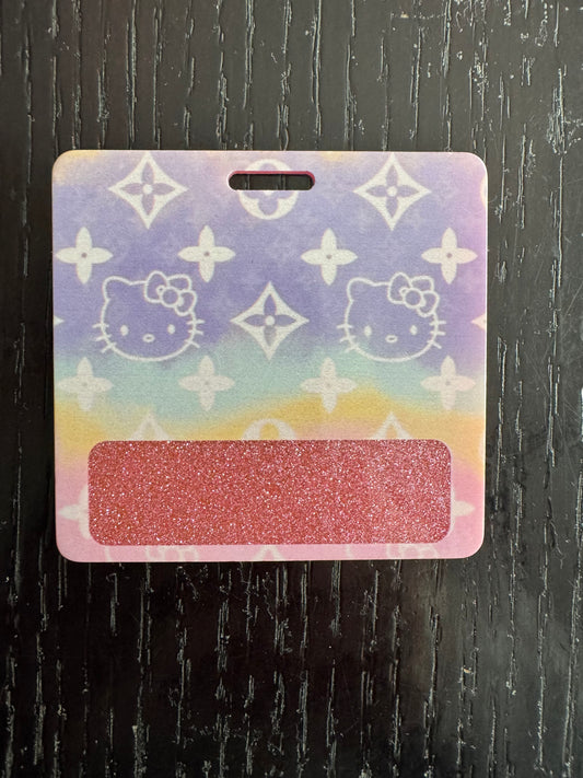 Hello Kitty badge buddy