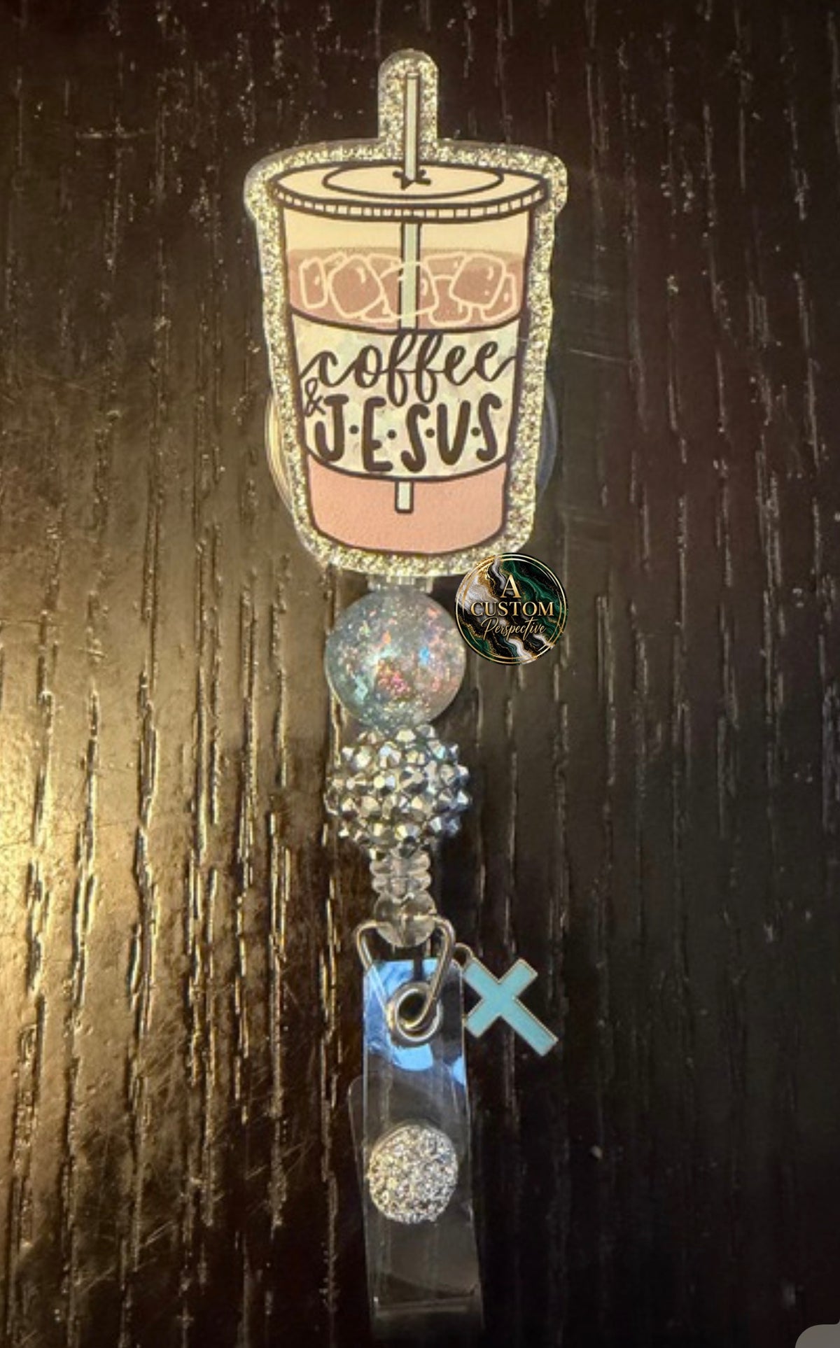 Coffee & Jesus badge reel