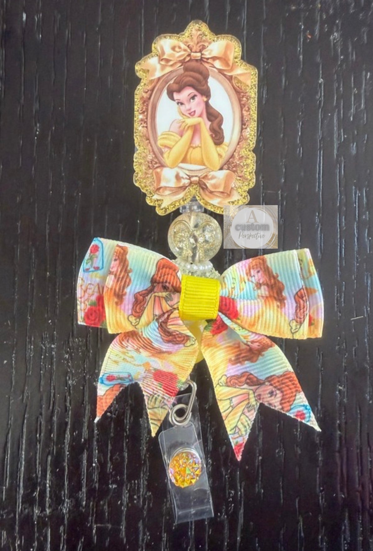 Princess Belle badge reel