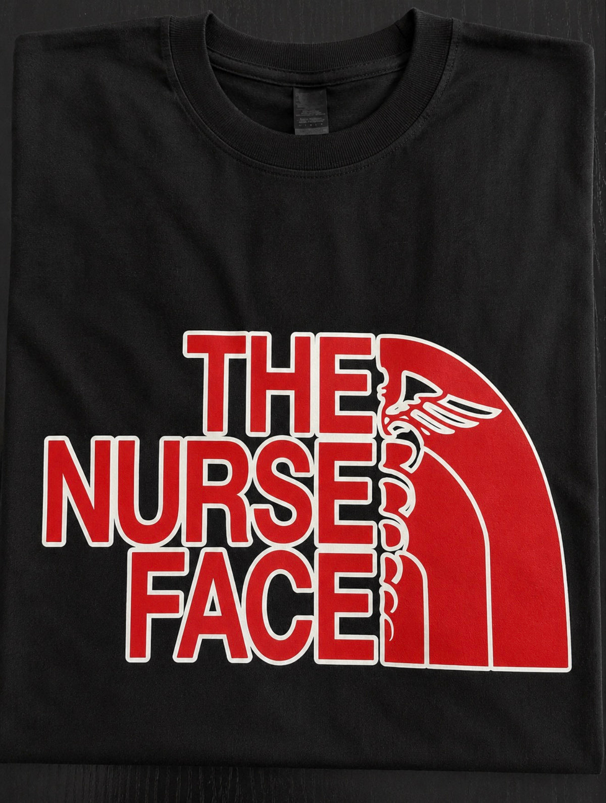 Falcons Nurse Face T-shirt