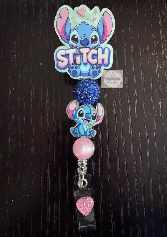 Stitch badge reel