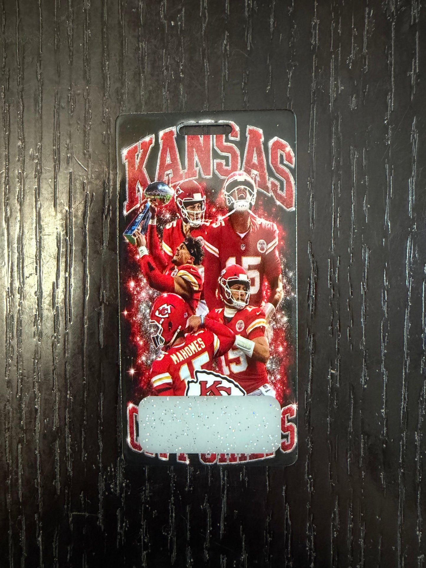 Chiefs vertical badge buddy