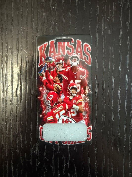 Chiefs vertical badge buddy