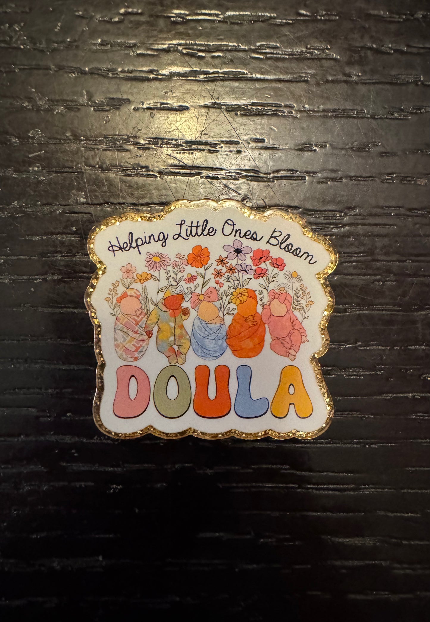 Doula badge reel