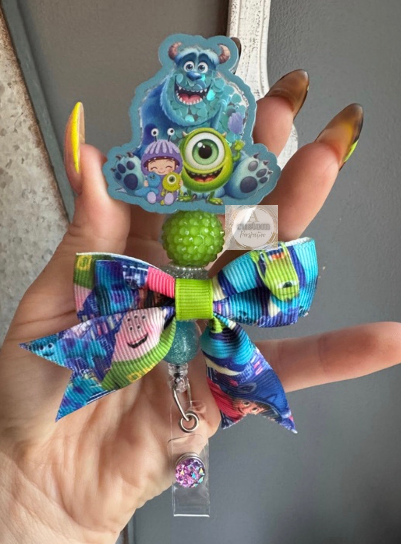 Monsters inc shaker badge reel