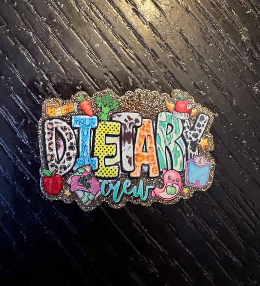 Dietary Crew badge reel