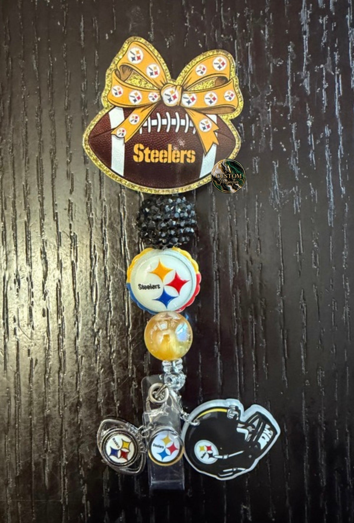 Steelers badge reel