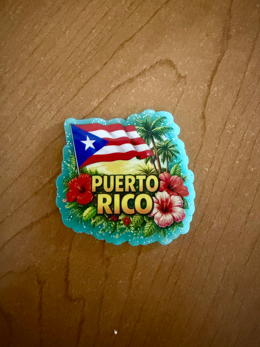 Puerto Rico badge reel