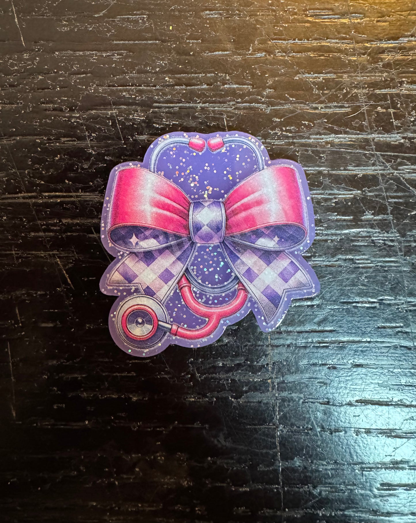 Medical bow badge reel