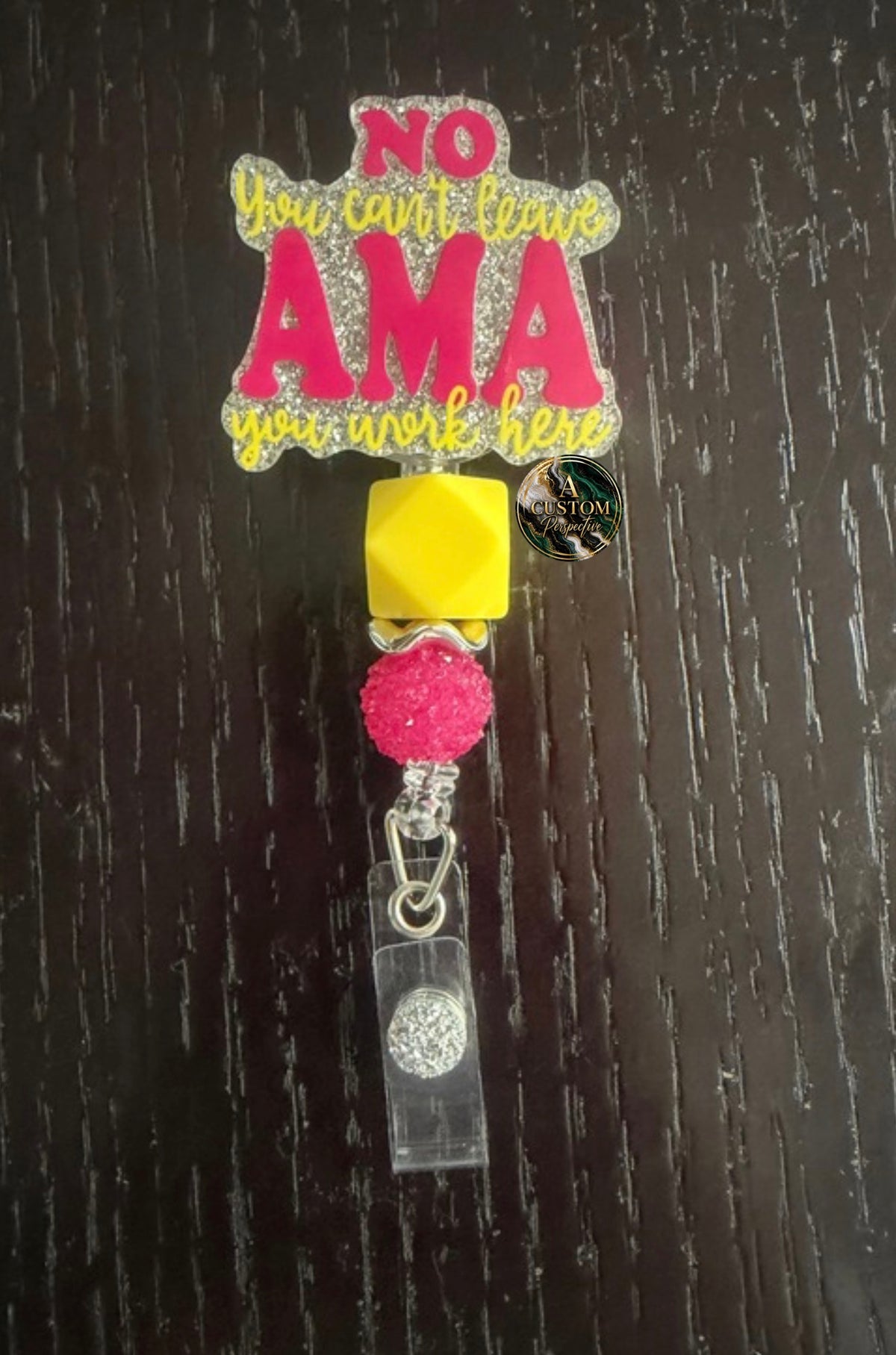 No you can’t leave AMA badge reel