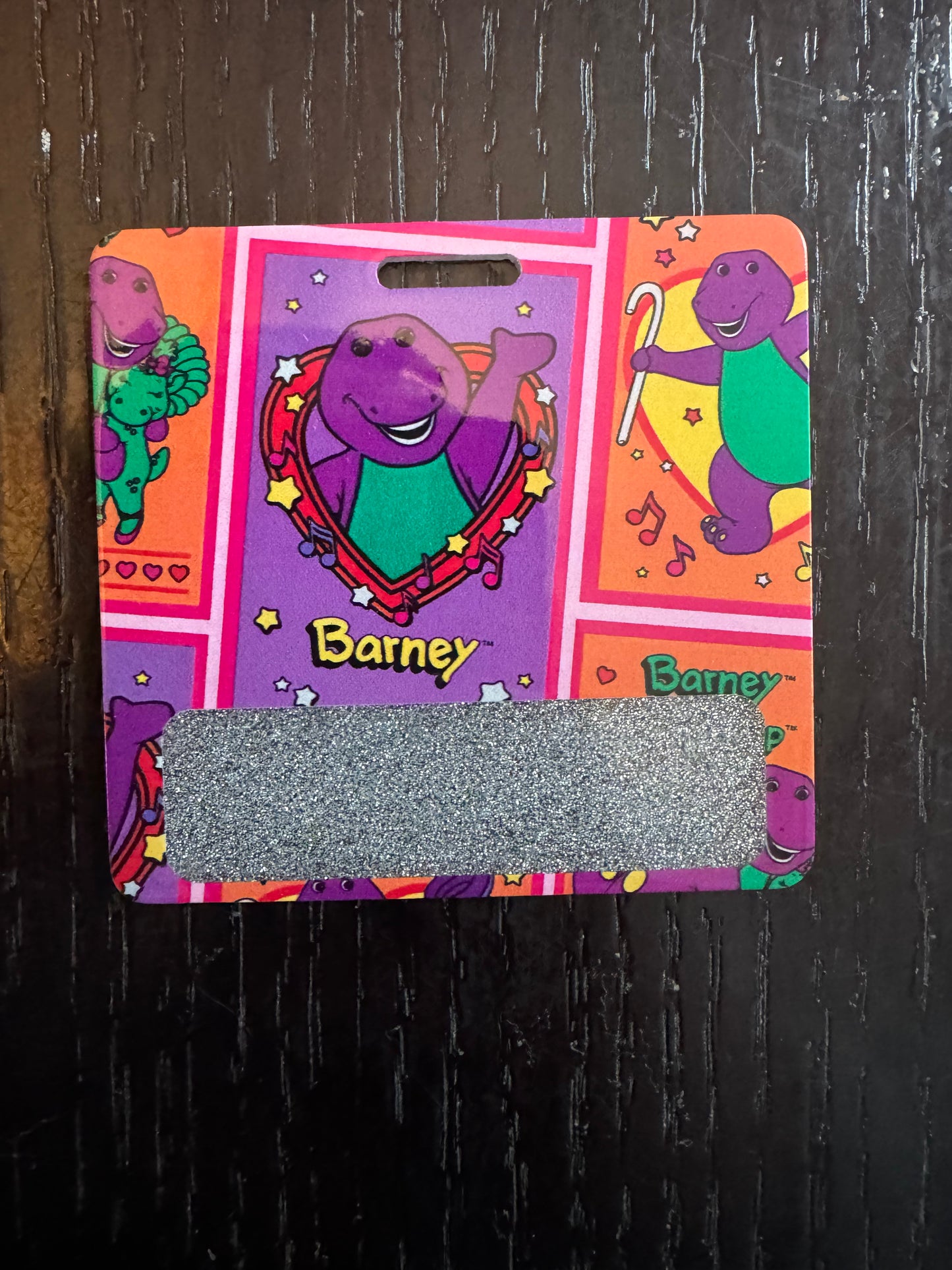 Barney badge buddy