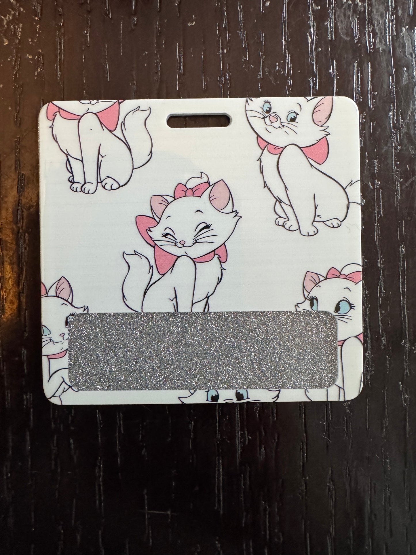 Marie cat badge buddy
