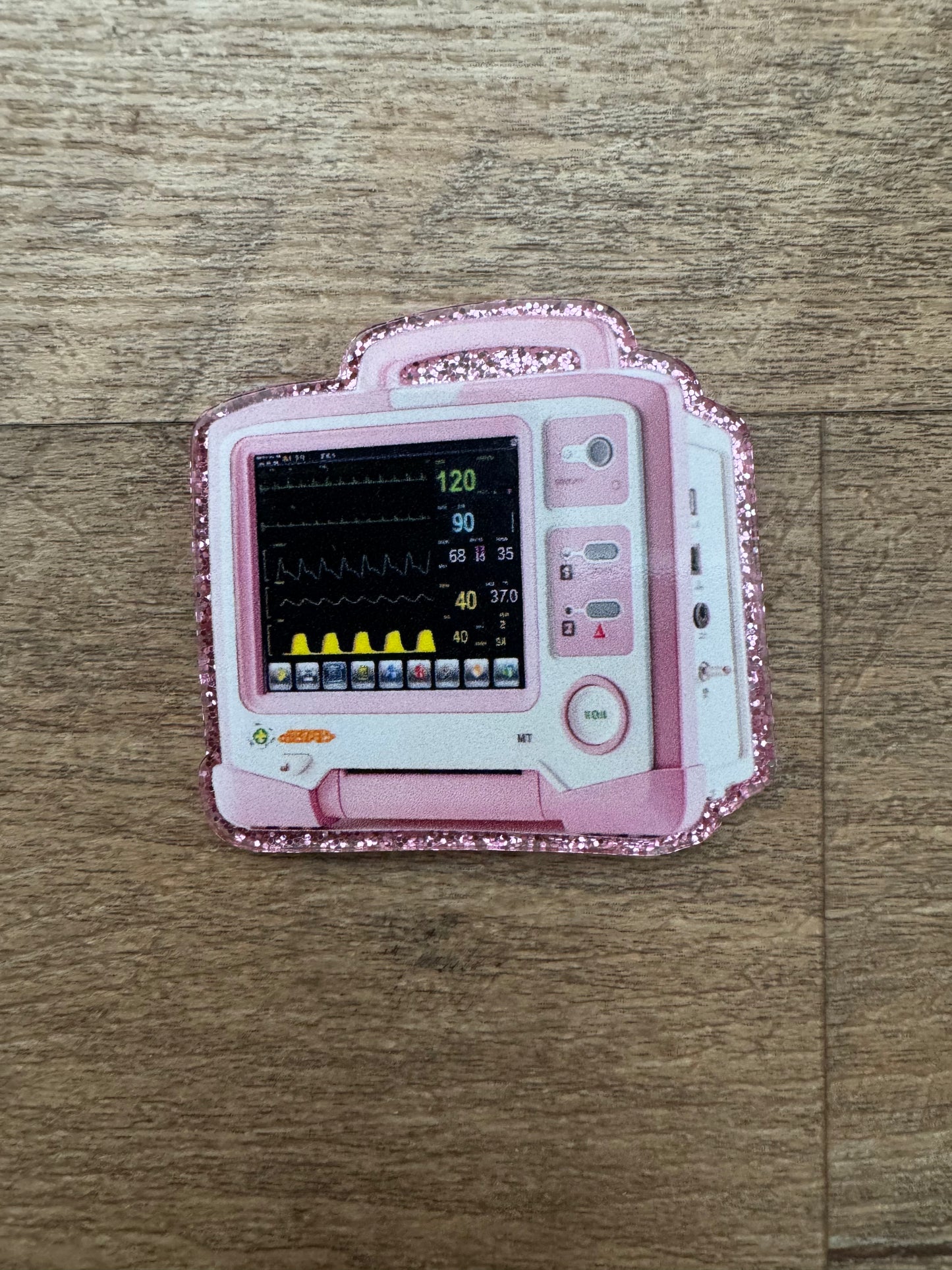 Nursing monitor badge reel