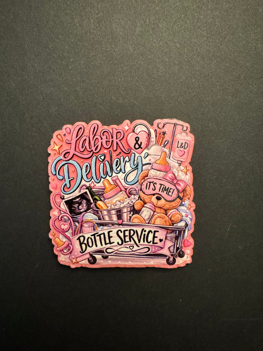 Labor & Delivery badge reel