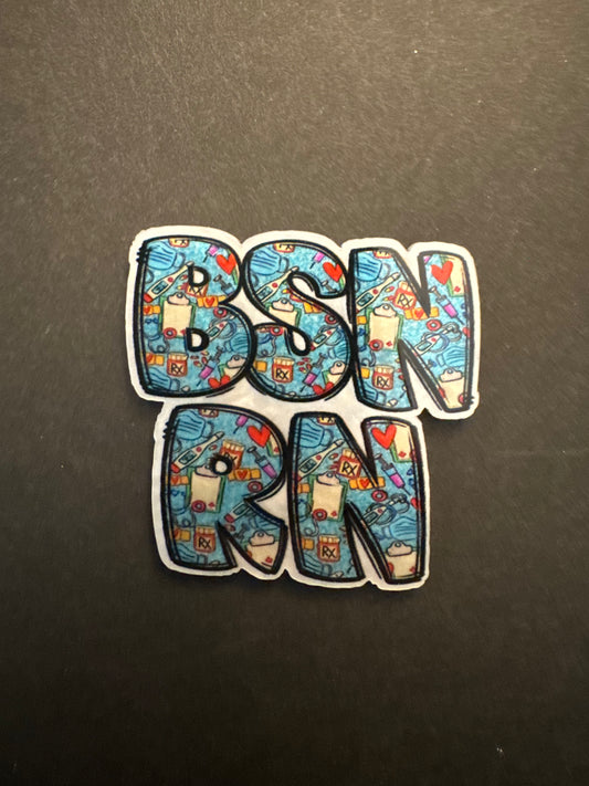 BSN RN badge reel