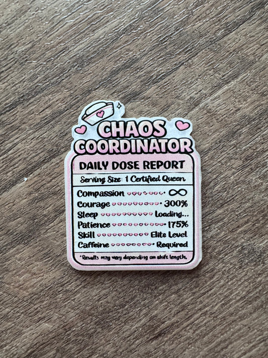Chaos coordinator badge reel