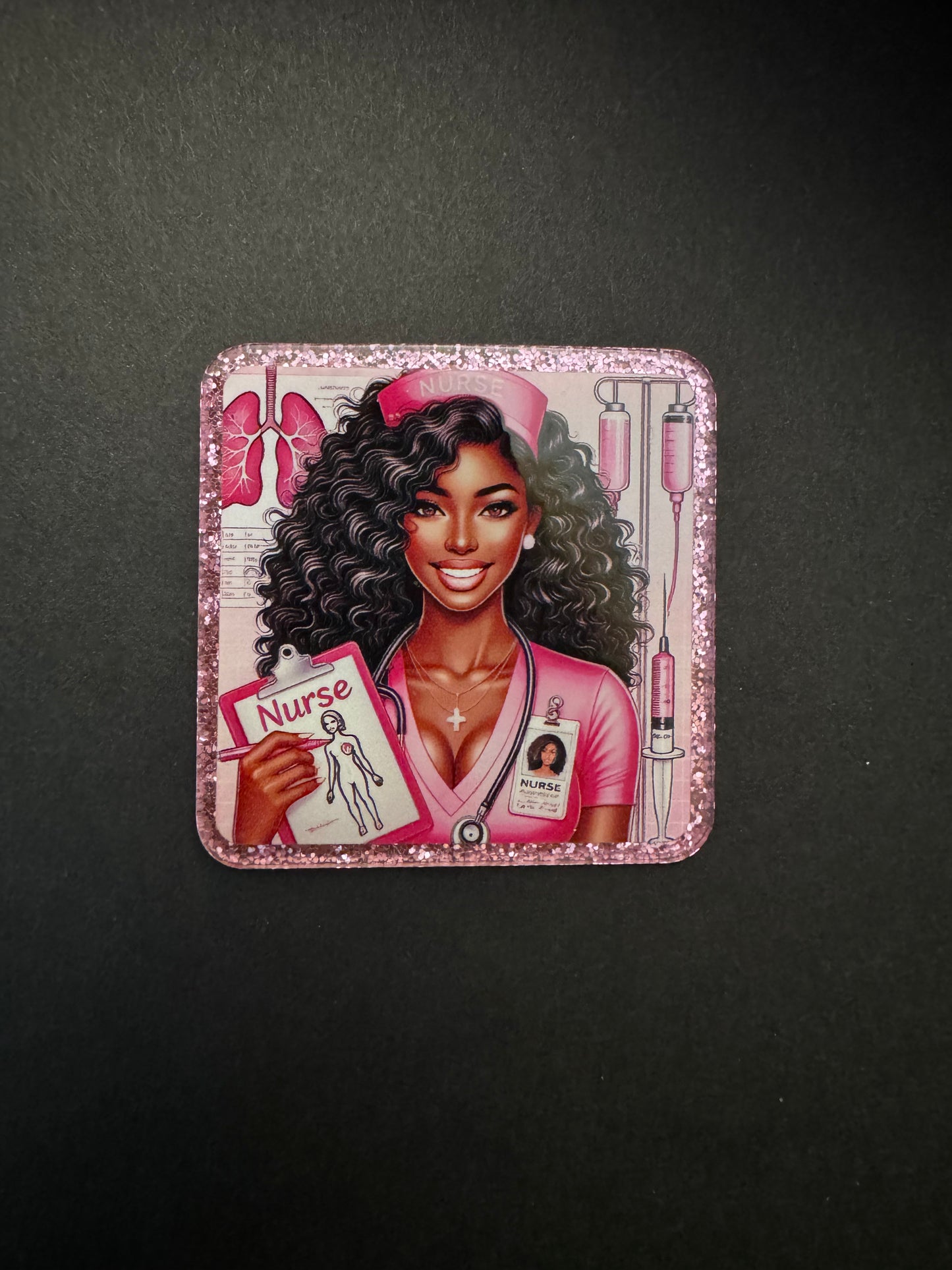 Nurse badge reel