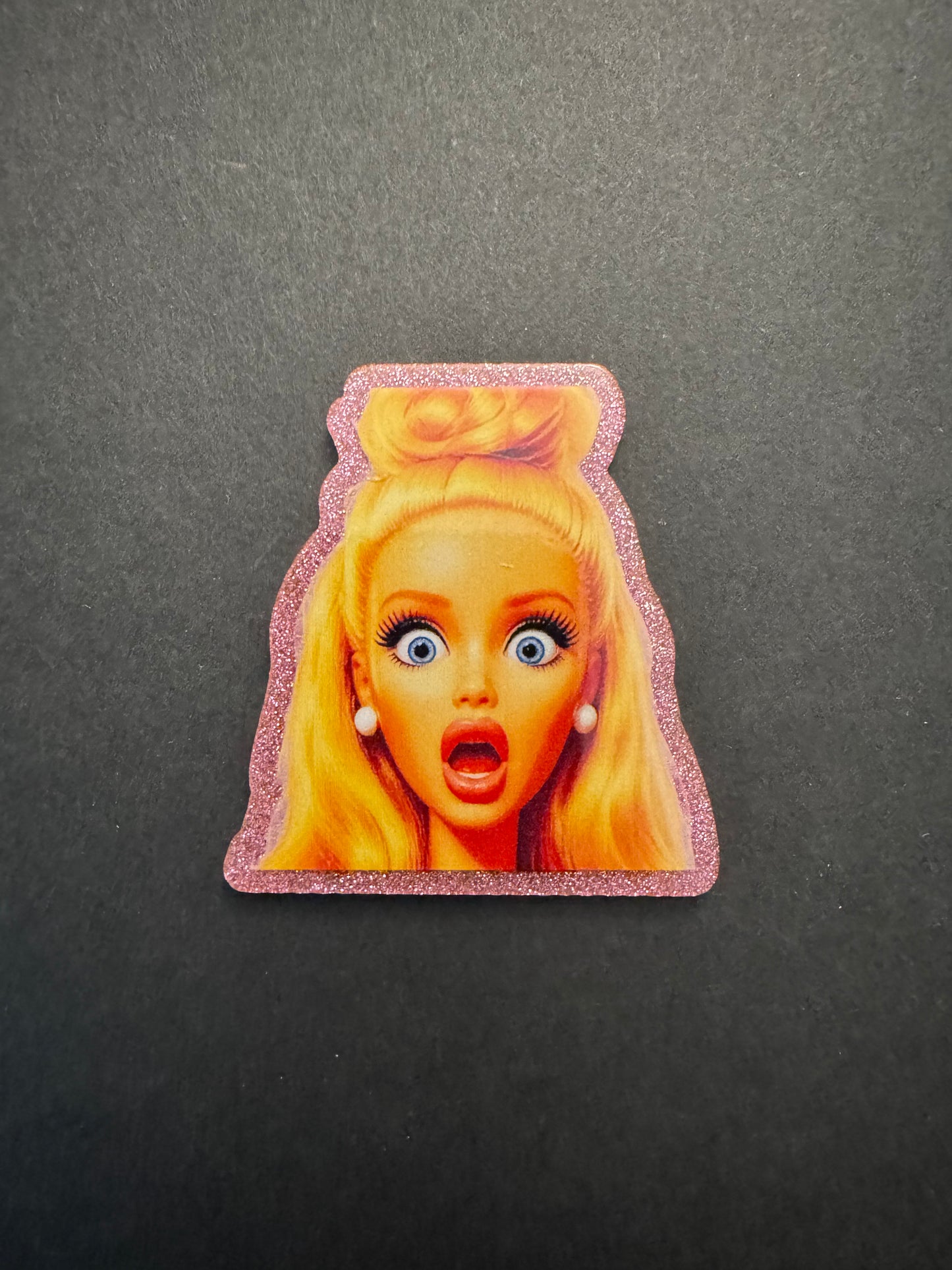 Barbie badge reel