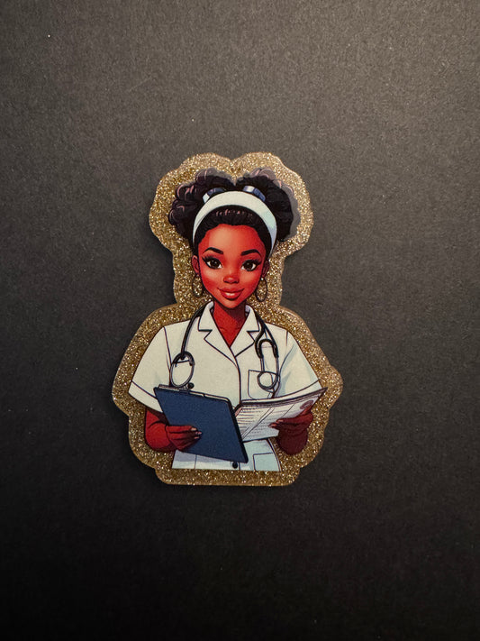 Nurse badge reel