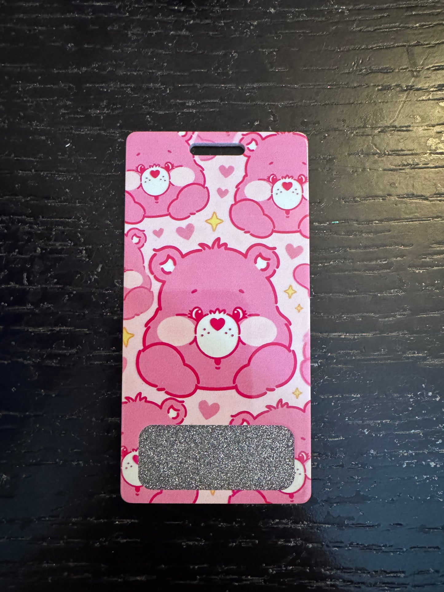 Care bear vertical badge buddy