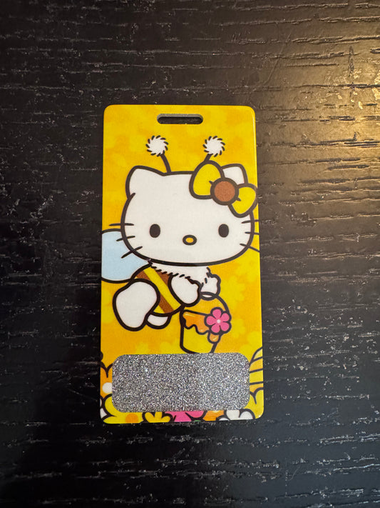 Hello Kitty vertical badge buddy