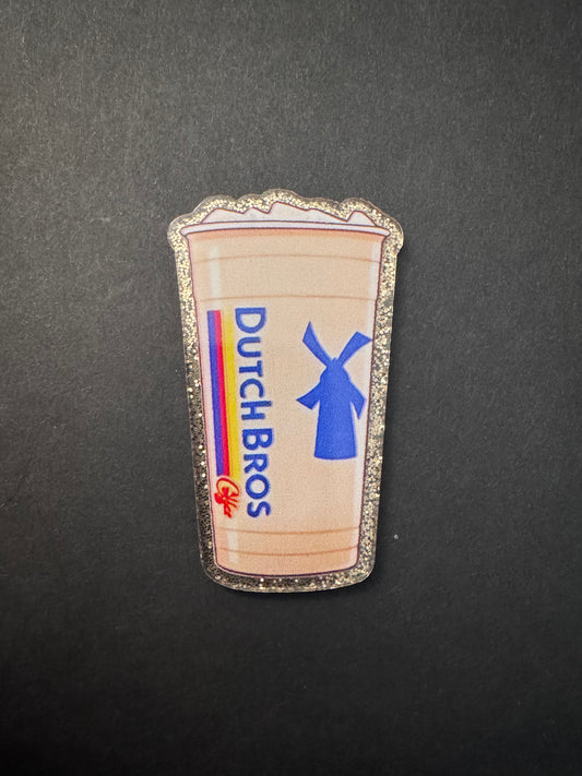 Dutch bros badge reel