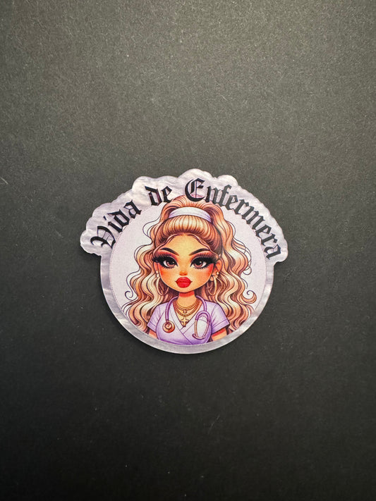 Enfermera badge reel