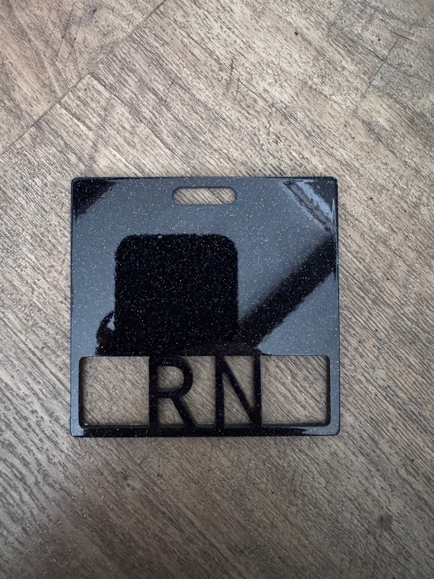RN badge buddy (Black)