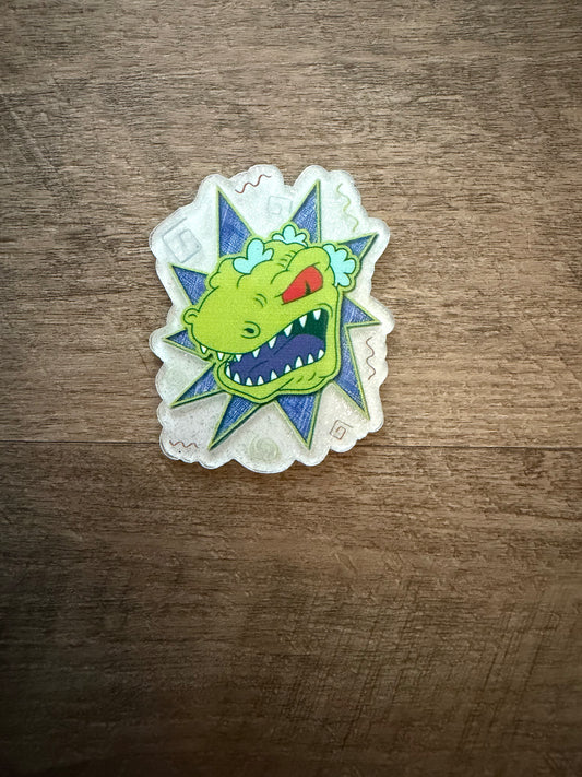 Reptar (Rugrats) badge reel