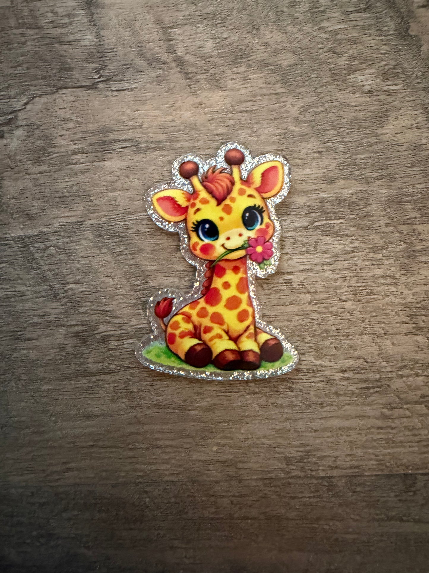 Giraffe badge reel