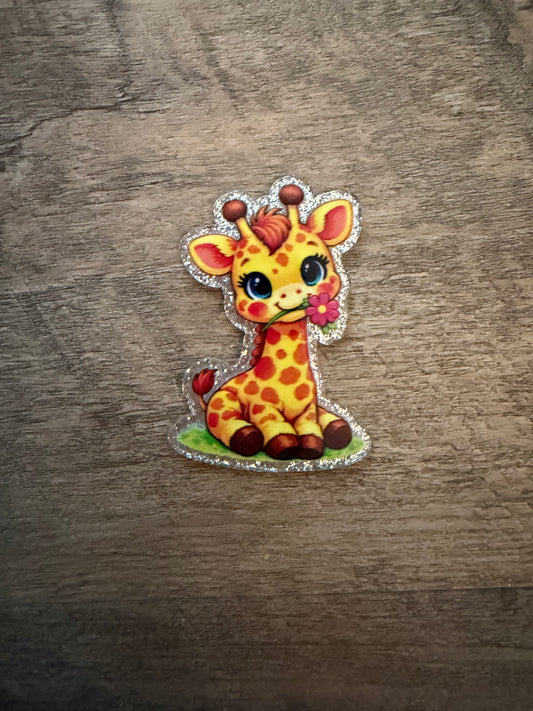 Giraffe badge reel