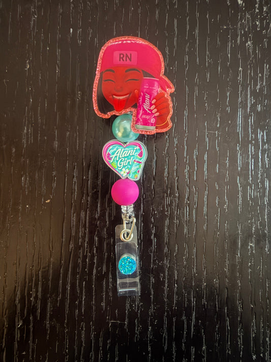 RN alani girl badge reel