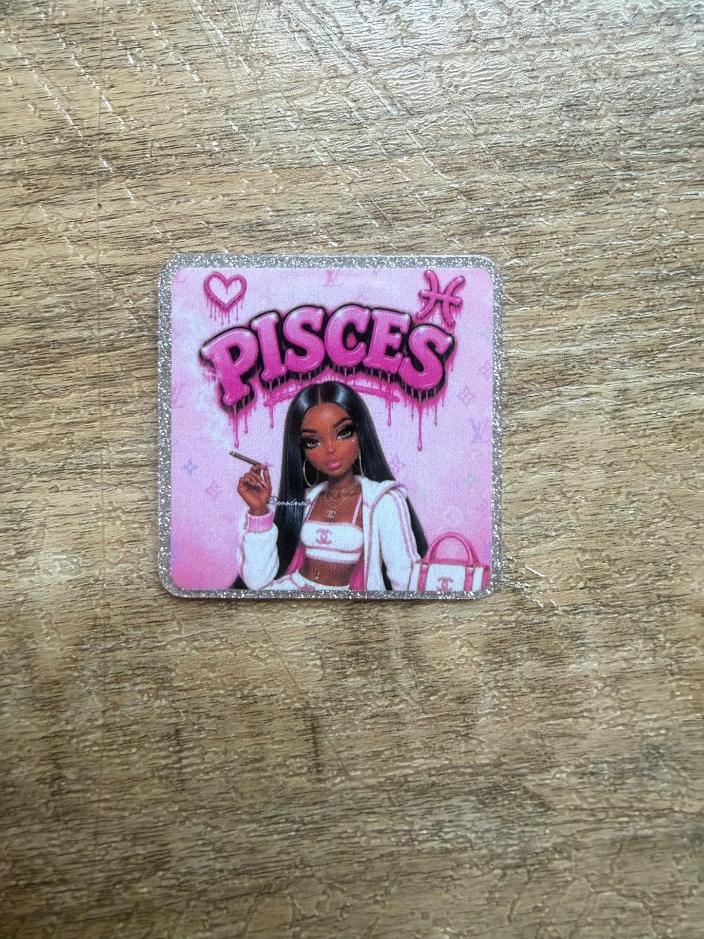 Pisces badge reel