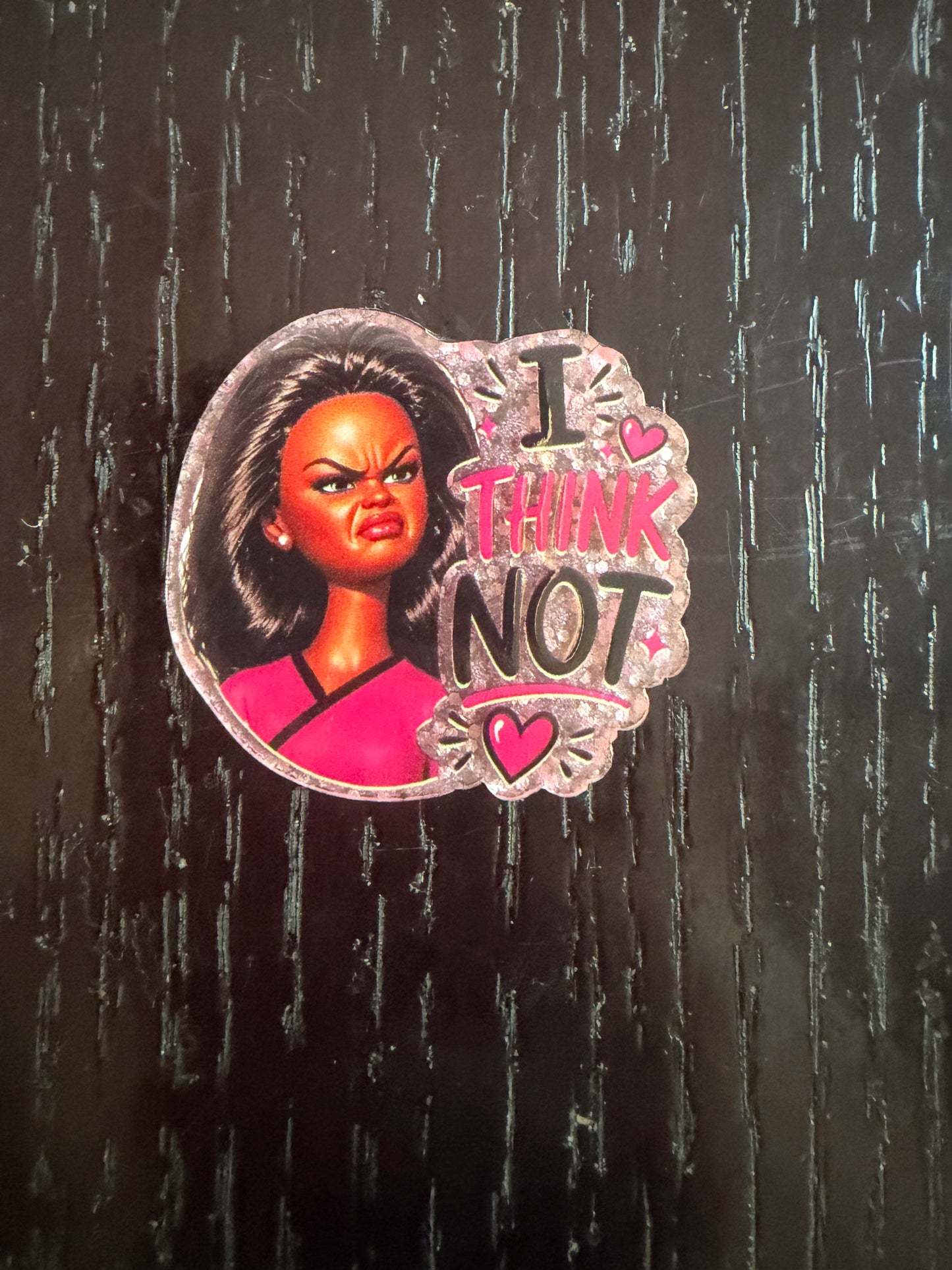 Barbie badge reel