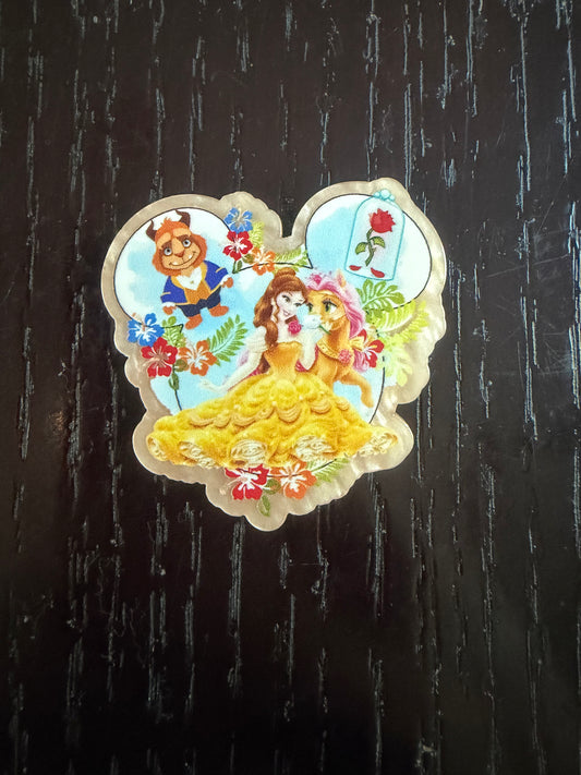 Princess Belle badge reel