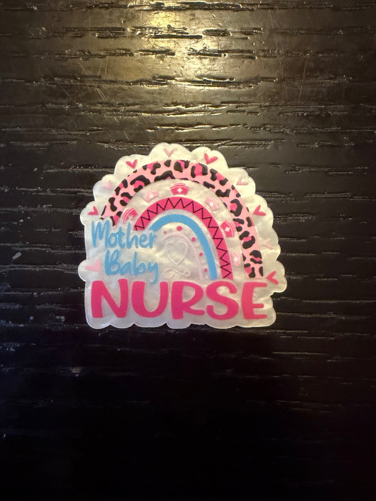 Mother baby nurse badge reel