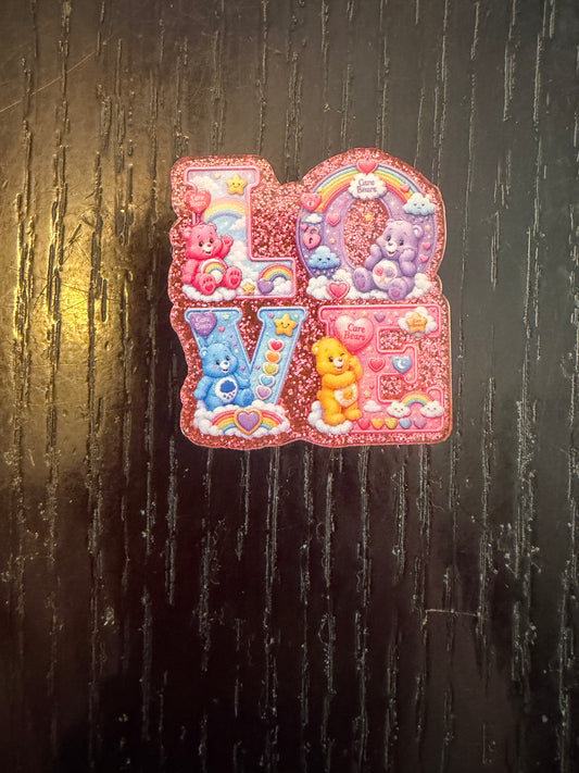 Carebear badge reel