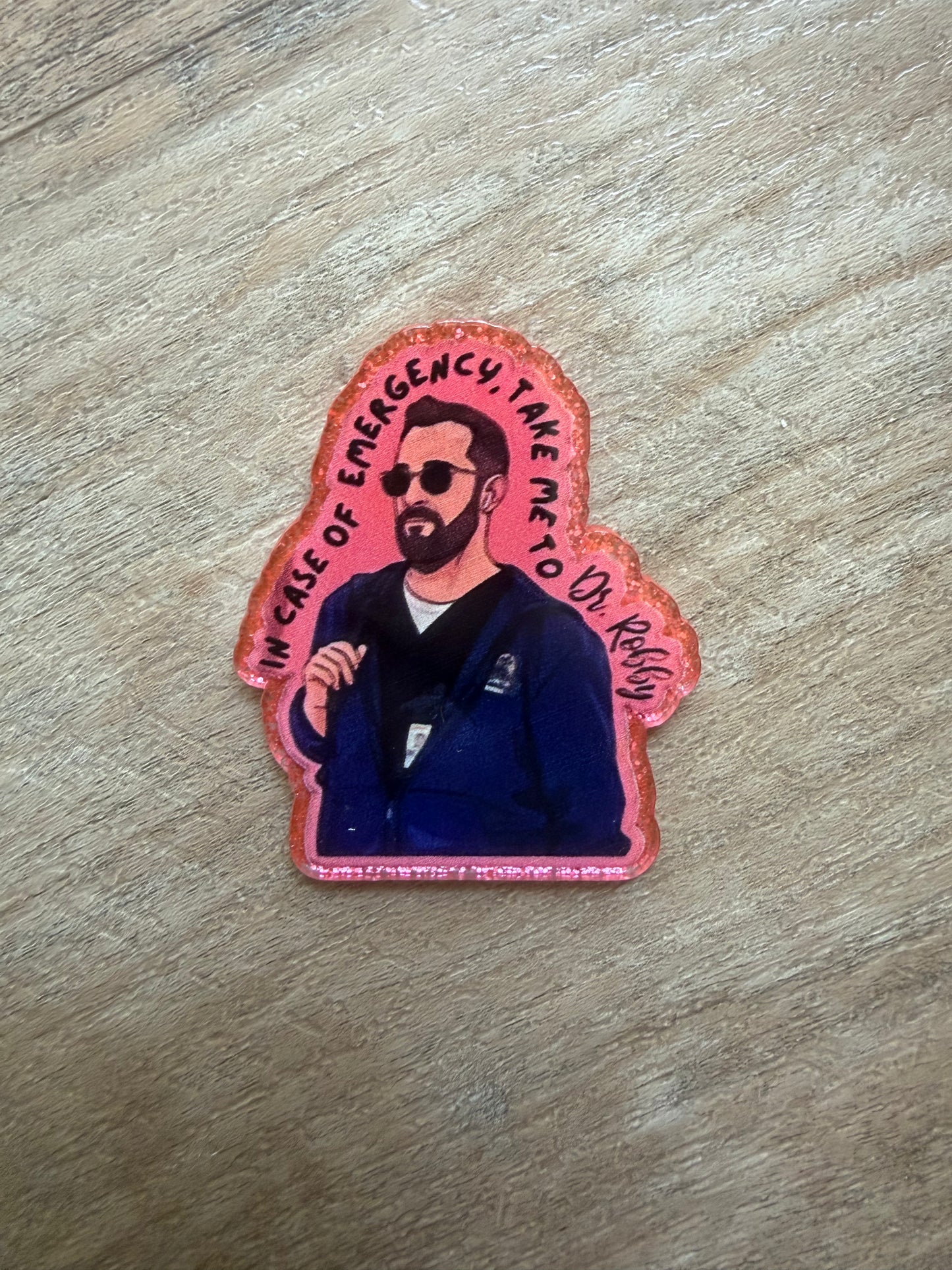 Dr. Robby badge reel