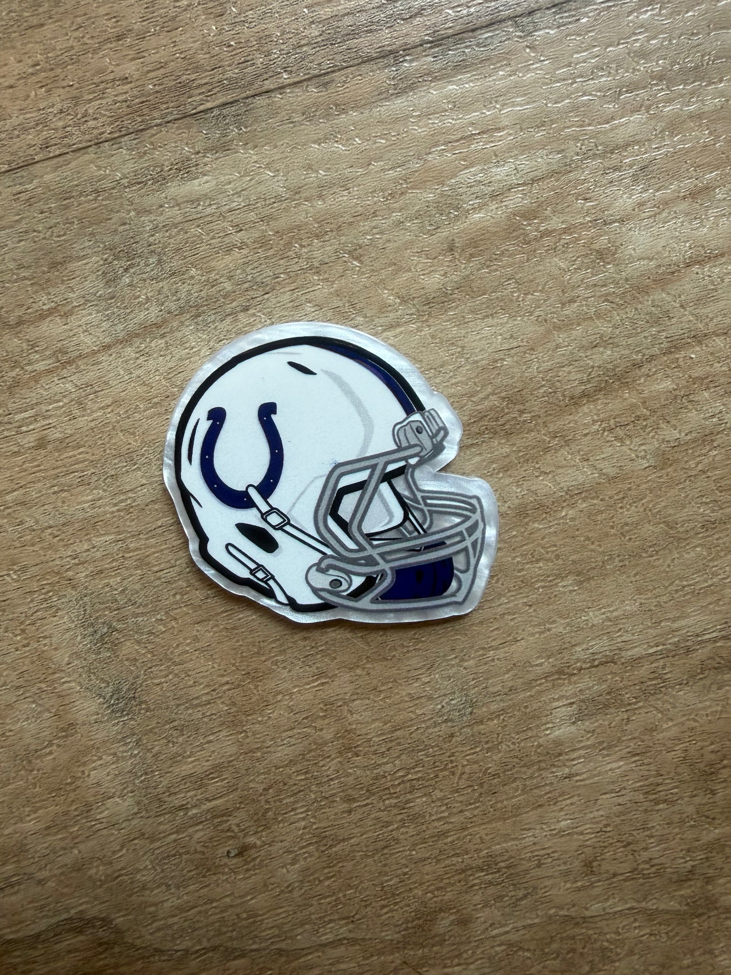 Colts badge reel (no glitter)