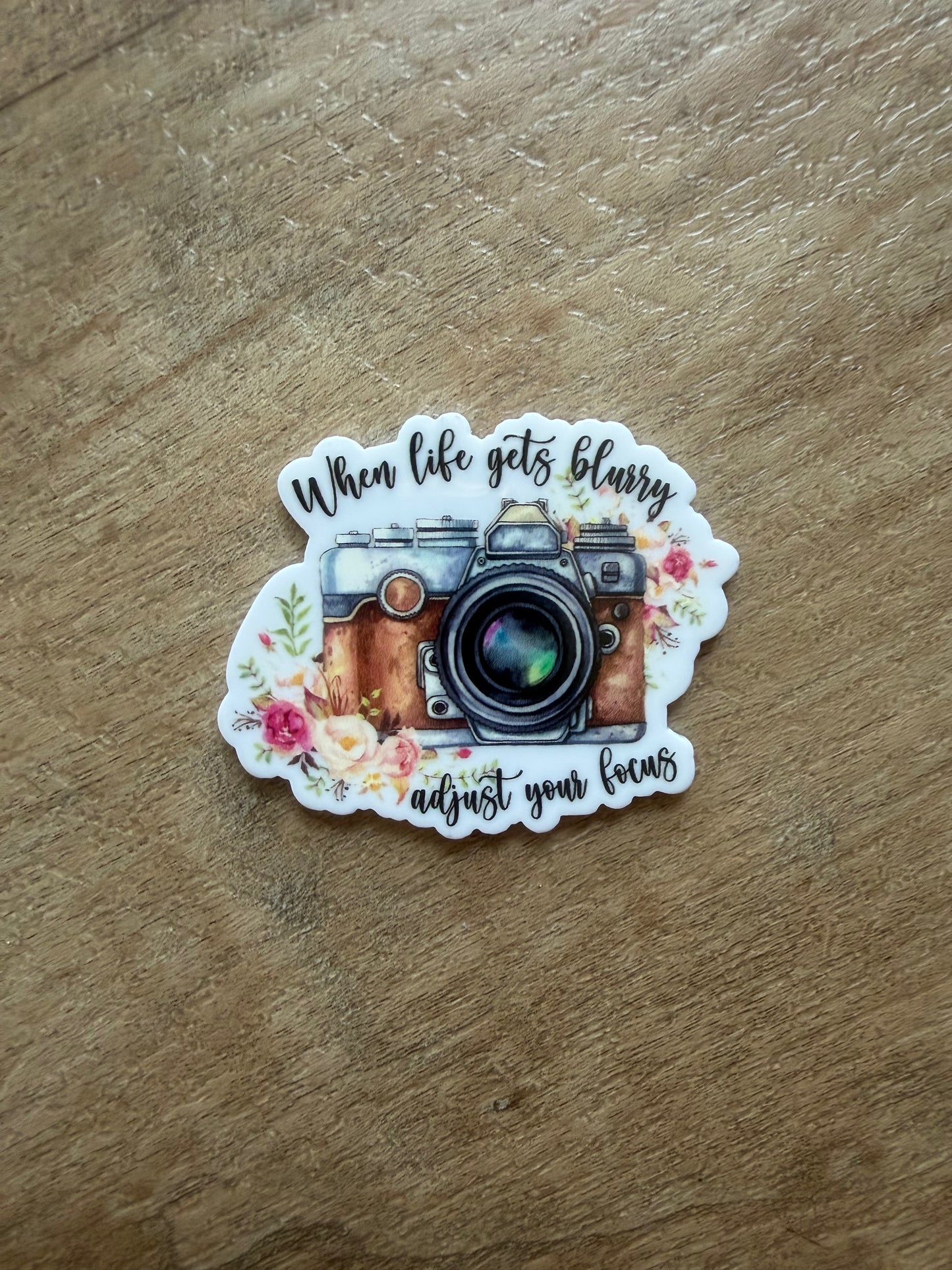 When life gets blurry adjust your focus badge reel