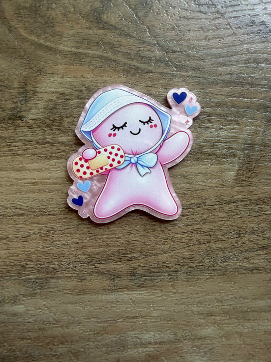 Glove baby badge reel