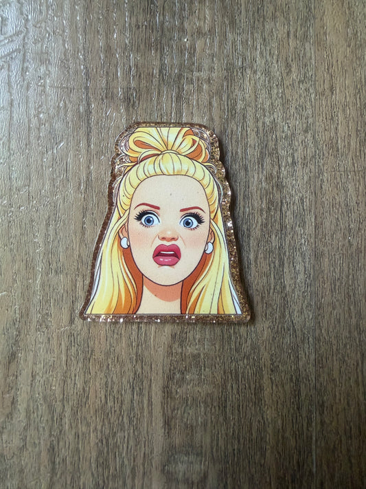 Barbie badge reel