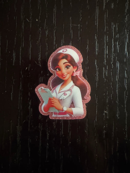 Princess Nurse badge reel