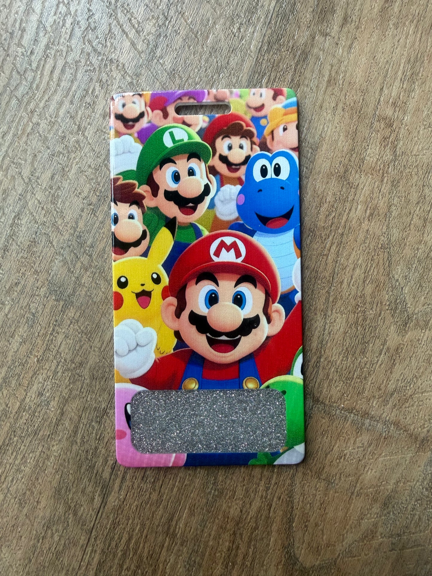Super Mario vertical badge buddy