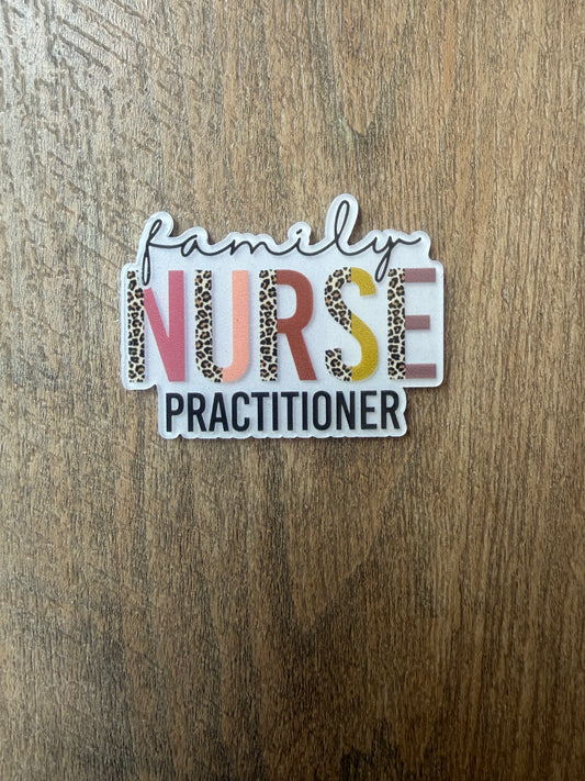 Family Nurse Practitioner badge reel