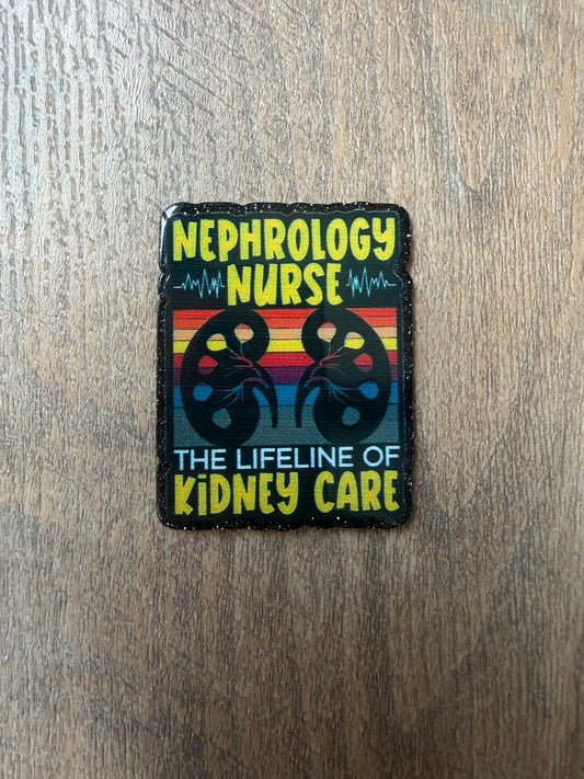 Nephrology nurse badge reel